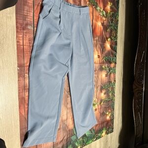 Old Navy Light Blue Women's Pleated Dress Pants